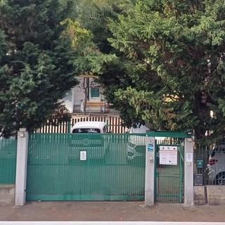 L'ingresso del canile-gattile di Saint-Christophe