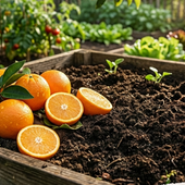 Il compost in maschera: le arance della battaglia tornano... alla terra Il compost in maschera: le arance della battaglia tornano... alla terra