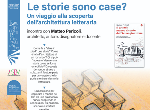Quand les histoires deviennent des maisons : Matteo Pericoli explore l’architecture littéraire à Aoste Quand les histoires deviennent des maisons : Matteo Pericoli explore l’architecture littéraire à Aoste