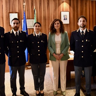 Questura di Aosta, in servizio i 5 nuovi funzionari della Polizia di Stato