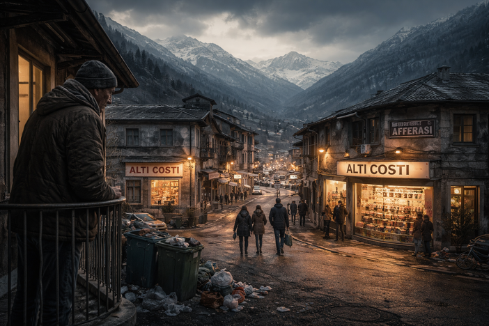 L'IA ha immaginato il crepuscolo del Paese del bengodi