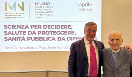 Nino Cartabellotta, pres. Findazionae Gimbe e Silvio Angelo Garattini, oncologo, farmacologo e ricercatore, presidente e fondatore dell'Istituto di ricerche farmacologiche "Mario Negri"