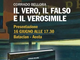 &quot;Il Vero, il Falso e il Verosimile&quot;, presentazione del romanzo di Corrado Bellora ad Aosta