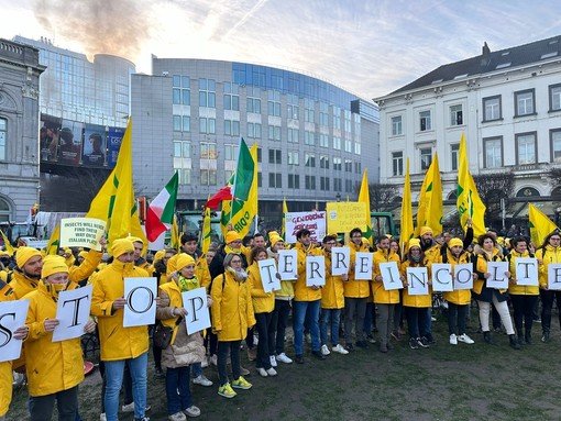Agricoltori valdostani protestano a Bruxelles