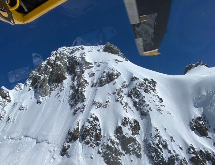 L'area dov'è avvenuta la tragedia nella foto scattata dai soccorritori