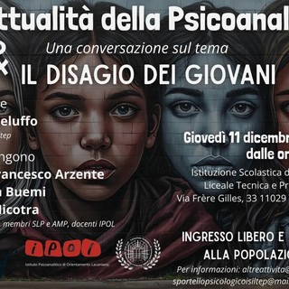 L’attualità della psicoanalisi: una conversazione che guarda negli occhi il disagio dei giovani