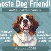 In piazza Chanoux la festa degli amici a 4 zampe con “Aosta Dog Friendly”