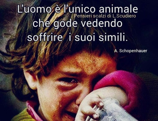 Non si può costruire nulla sulla sofferenza di un bambino Non si può costruire nulla sulla sofferenza di un bambino