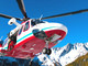 L'elicottero del Soccorso alpino valdostano