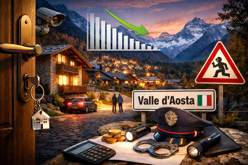 Furti in casa, in Valle d’Aosta si dorme ancora con la porta socchiusa