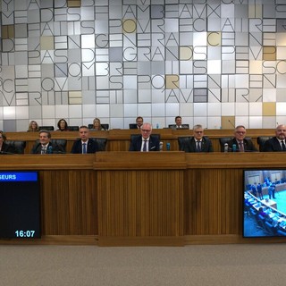 da sn: Erik Lavevaz, Speranza Girod, Mauro Baccega, Davide Sapinet, Renzo Testolin, Luigi Bertschy, Giulio Grosjacques, Carlo Marzi, Luca Lotto