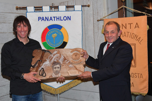 Premio Panathlon International 2017 a Hervé Barmasse