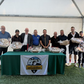 Da sn: Paolo Marjolet, Maurice Rollet, Renzo Testolin, Riccardo Farcoz, Alberto Ciabattoni, Marco Henriod, Federico Maquignaz, Niccolo' Lo Giudice, Alberto Borre