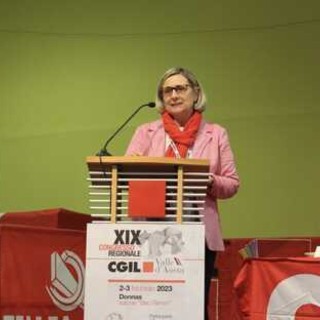 Wilma Gaillard segretaria generale Cgil VdA