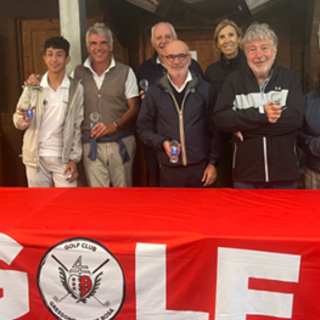 Nella foto da sinistra a destra (Trofeo Club House by Jean Carbonelli): Giovanni Alberto Tallia, Giovanni Tallia, Pierfranco Cena (dietro), Francesco Maggio, Maria Grazia Montrasio (dietro), Andrea Scareinzi, Anna Puccio, Vilbrand Roberto