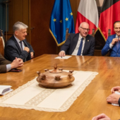 Asse Aosta-Torino, vertice politico sulle infrastrutture: Cirio ricevuto a Palazzo regionale