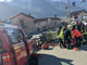 Auto ribaltata a Verrayes, intervento di sei unità dei Vigili del Fuoco