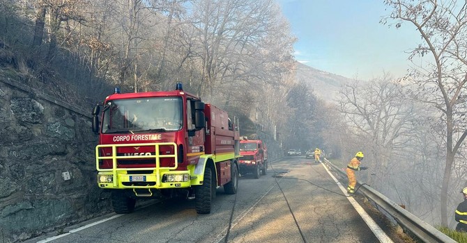 Fiamme tra Verrayes e Nus, dopo la paura resta la vigilanza