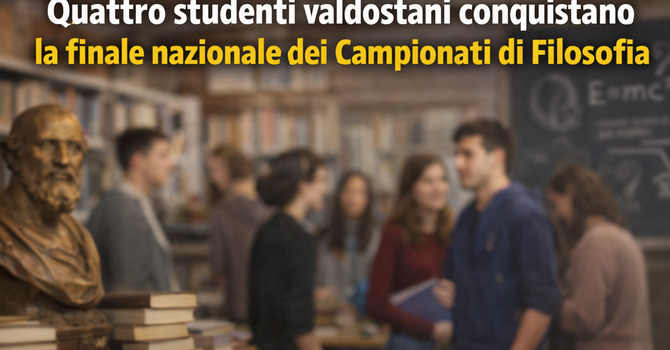 Quattro studenti valdostani conquistano la finale nazionale dei Campionati di Filosofia