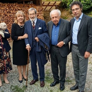 Da sn: Roberta Maffiodo, Adriana Bergagna, lo chef Edy