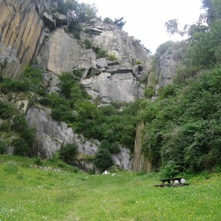 La via ferrata e falesia della Balma (le ph sono di Lodovico Marchisio
