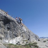 La via normale della Pierre (ph. Lodovico Marchisio) La via normale della Pierre (ph. Lodovico Marchisio)