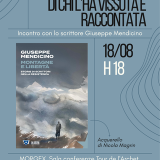Morgex: Giuseppe Mendicino racconta “La Resistenza nei libri di chi l’ha vissuta e raccontata” Morgex: Giuseppe Mendicino racconta “La Resistenza nei libri di chi l’ha vissuta e raccontata”