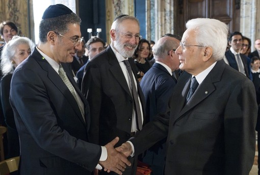 Il Presidente della Repubblica Sergio Mattarella in occasione della celebrazione del Giorno della Memoria