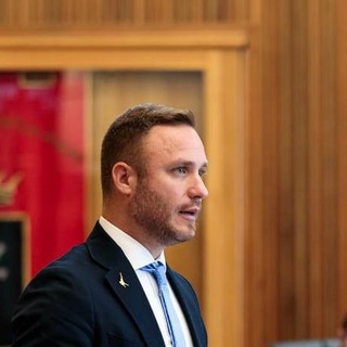 Andrea Manfrin. capogruppo Lega VdA