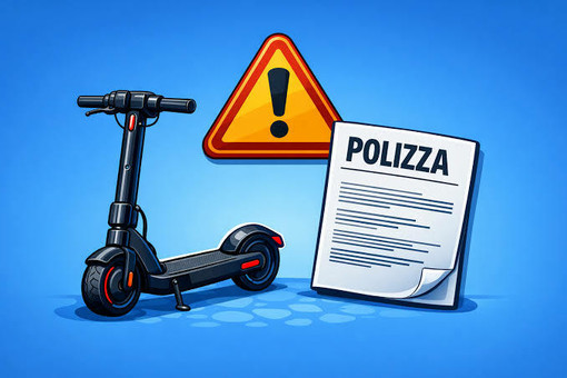 Monopattini elettrici: scattato l'obbligo di assicurazione, in regola solo un mezzo su sei Monopattini elettrici: scattato l'obbligo di assicurazione, in regola solo un mezzo su sei