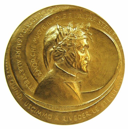 Medaglia in oro del centenario della Banca d'Italia