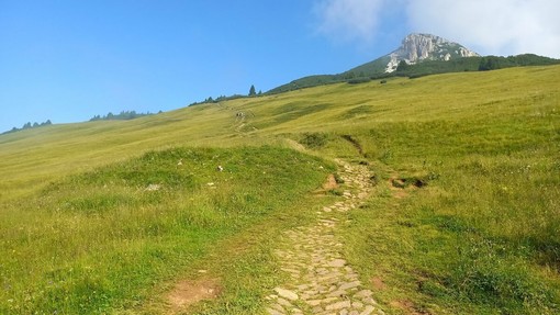 Il Corno BIanco dal Passo Oclini (ph. Mauro Carlesso)