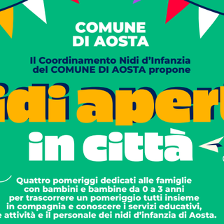 Aosta: Nidi aperti in città, iniziativa rivoluzionaria per le famiglie aostaNE