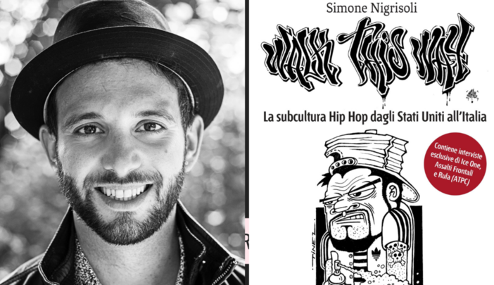 Simone Nigrisoli e la copertina del suo volume