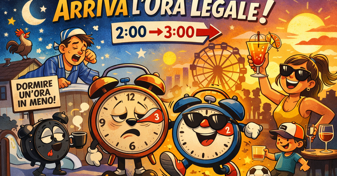 L’ora legale torna a farci correre: lancette avanti e sonno indietro Alle " lancette avanti di un'ora L’ora legale torna a farci correre: lancette avanti e sonno indietro Alle " lancette avanti di un'ora