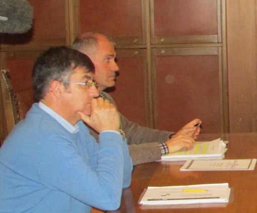 Paolo Oreiller e Albert Chatrian durante la conferenza stampa