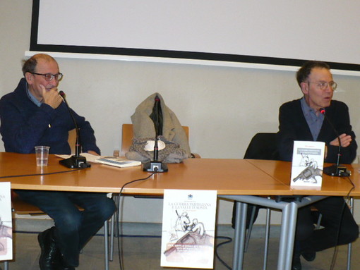 A sinistra Elio Riccarand con Tullio Omezzoli