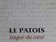 Cours d'écriture de patois en cinq leçons