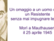 l giorno della Memoria a Pinasca: ricordando Jacopo Lombardini, viandante della libertà