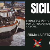 Sicilia ferita dal ciclone, la petizione: “Usiamo i fondi del Ponte per ricostruire” Sicilia ferita dal ciclone, la petizione: “Usiamo i fondi del Ponte per ricostruire”