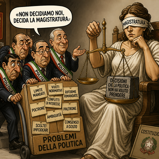 Quando la magistratura deve risolvere i problemi della politica