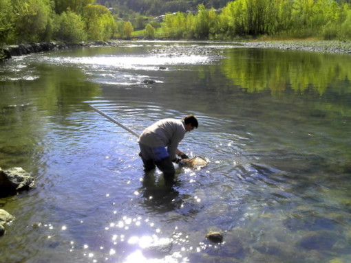 Pesca interdetta nel torrente Lys