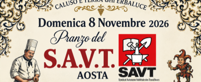 Savt, domenica 8 novembre una gita tra cultura, gastronomia e convivialità nel Canavese Savt, domenica 8 novembre una gita tra cultura, gastronomia e convivialità nel Canavese