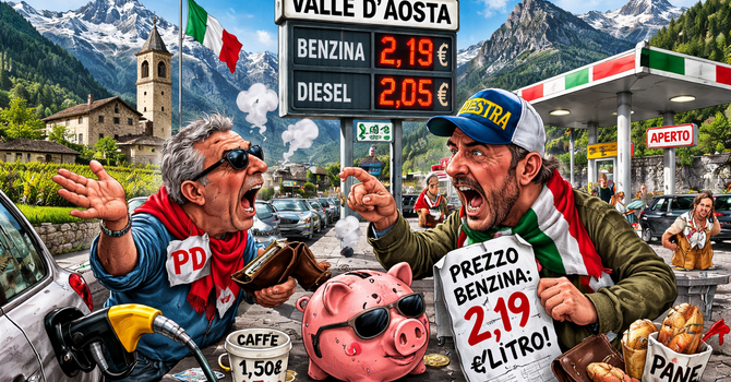 La benzina fa male al portafoglio a chi è di sinistra o a quelli di destra?