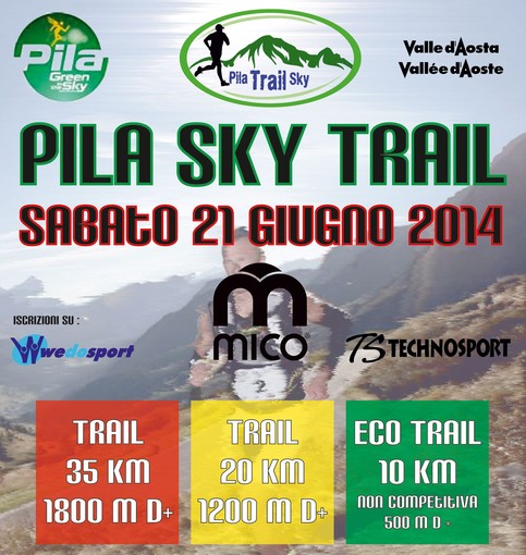 SKY TRAIL: A Pila, il 21 giugno la prima edizione SKY TRAIL: A Pila, il 21 giugno la prima edizione