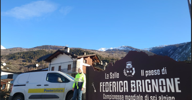 Sonia, portalettere a La Salle tra quotidianità e grandi imprese sportive