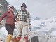 Jean Pieropan con la moglie nel 1974 sulla vetta del Monte Emilius