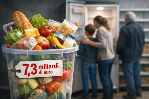 Spreco alimentare: oltre 7 miliardi di euro finiscono ancora nella spazzatura. Serve un cambio di passo culturale e strutturale Spreco alimentare: oltre 7 miliardi di euro finiscono ancora nella spazzatura. Serve un cambio di passo culturale e strutturale