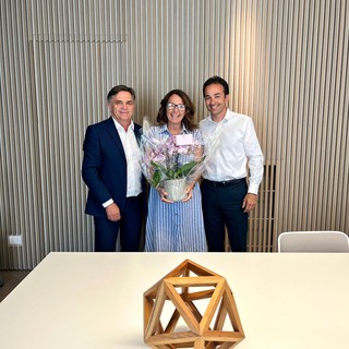 Da sn: Roberto Rota, Stefania Lazzaroni e Matteo Bonapace