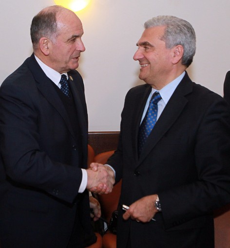 Augusto Rollandin ed il Ministro Balduzzi